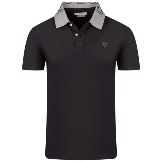 GUESS Μαύρο Κοντομάνικο polo - GU0APM5GP66J13140000