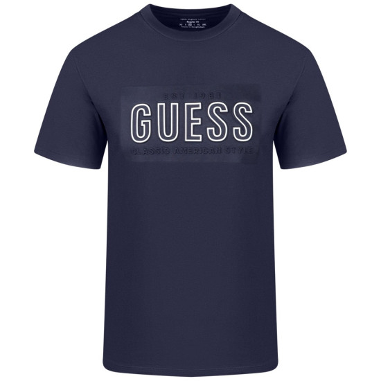 GUESS Μπλε Σκούρο T-shirt C Neck - GU0APM5YI44KBW410000
