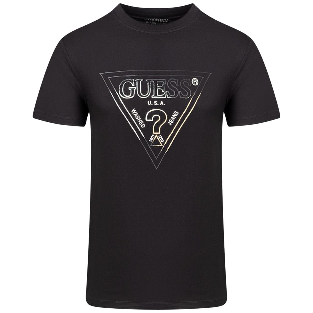 GUESS Μαύρο T-shirt C Neck - GU0APM6GI11K29920000