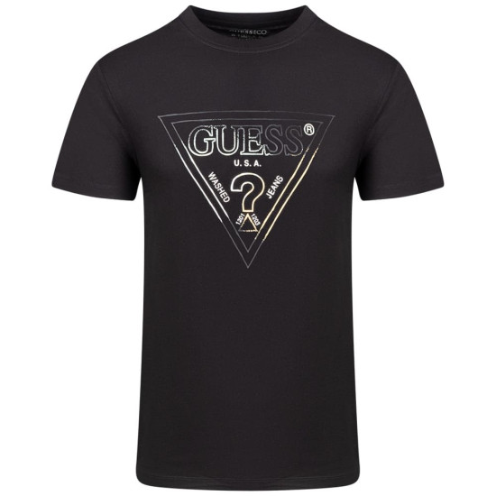 GUESS Μαύρο T-shirt C Neck - GU0APM6GI11K29920000