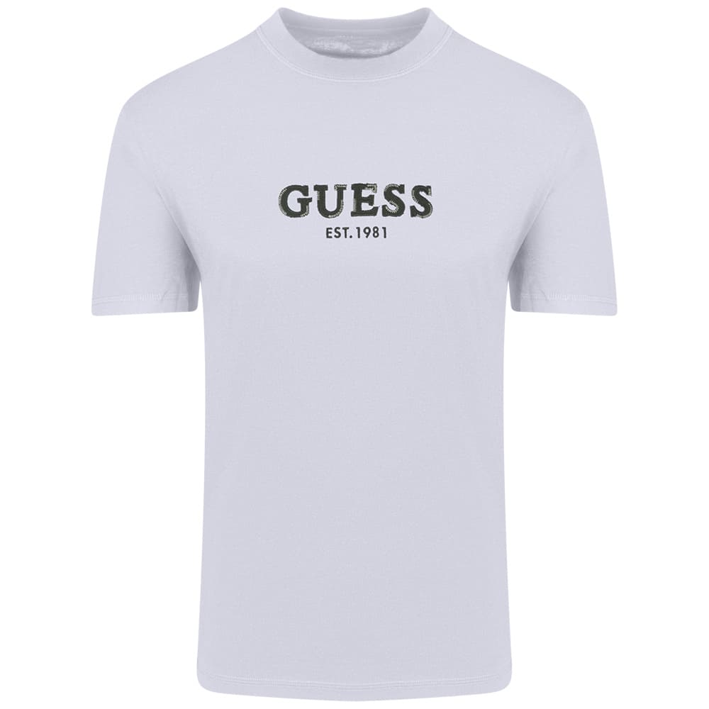GUESS Λευκό T-shirt C Neck - GU0APM6GI16K30320000