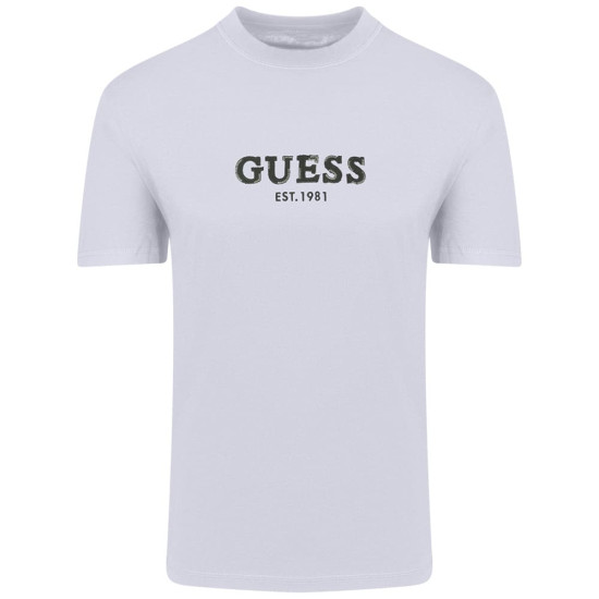 GUESS Λευκό T-shirt C Neck - GU0APM6GI16K30320000