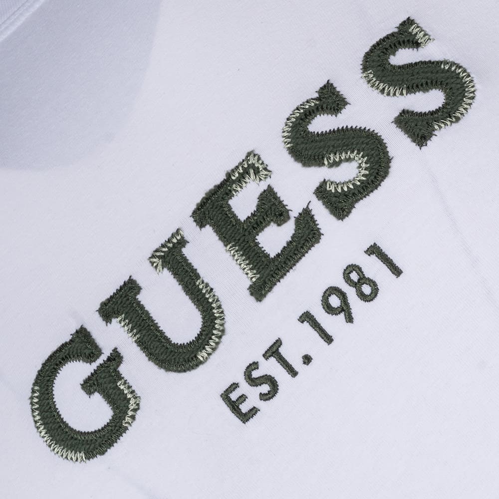 GUESS Λευκό T-shirt C Neck - GU0APM6GI16K30320000