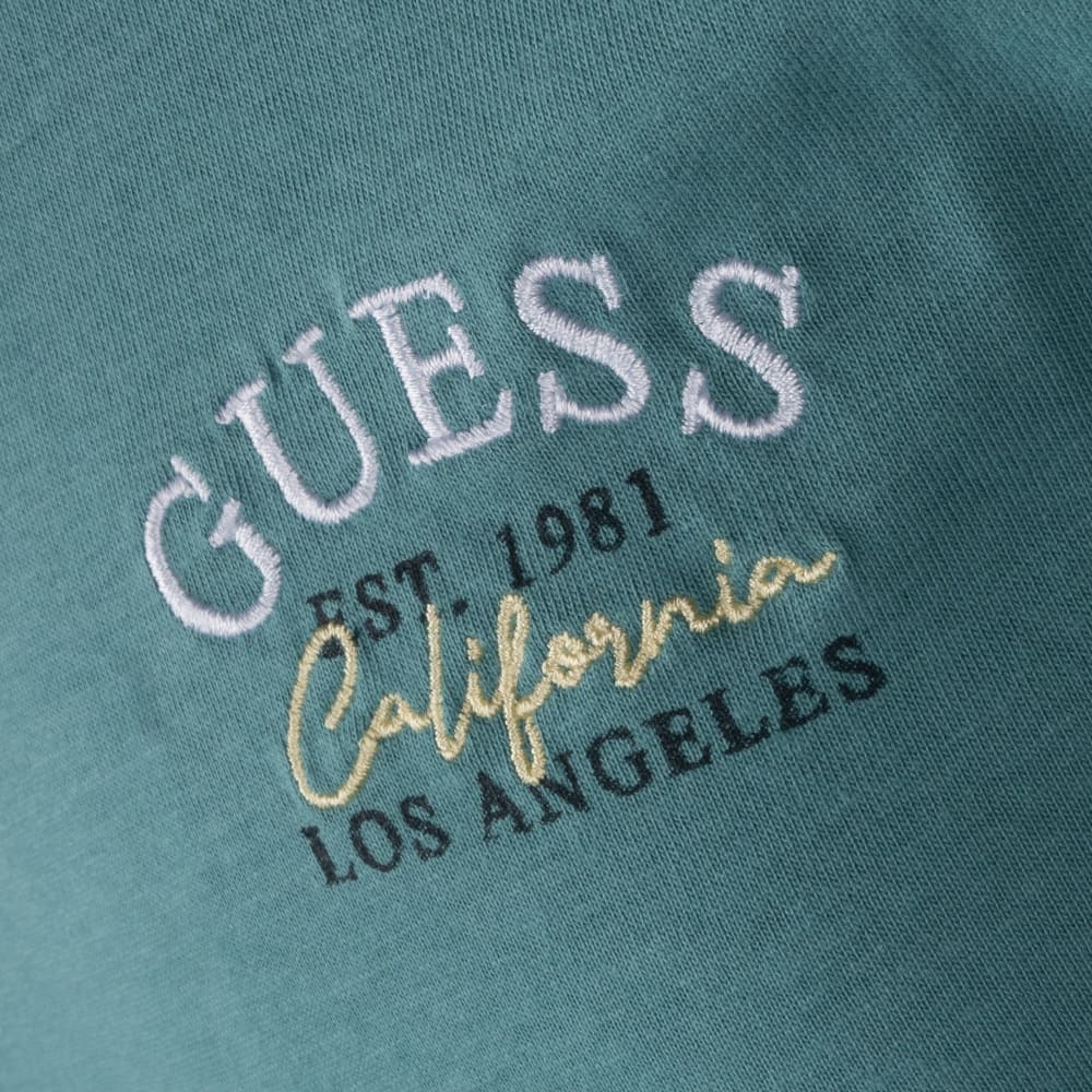 GUESS Τιρκουάζ T-shirt C Neck - GU0APM6GI19K30510000