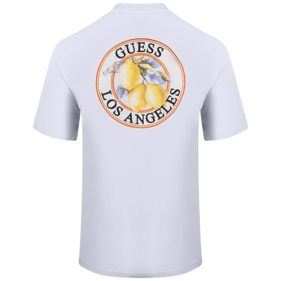 GUESS Λευκό T-shirt C Neck - GU0APM6GI19K30510000