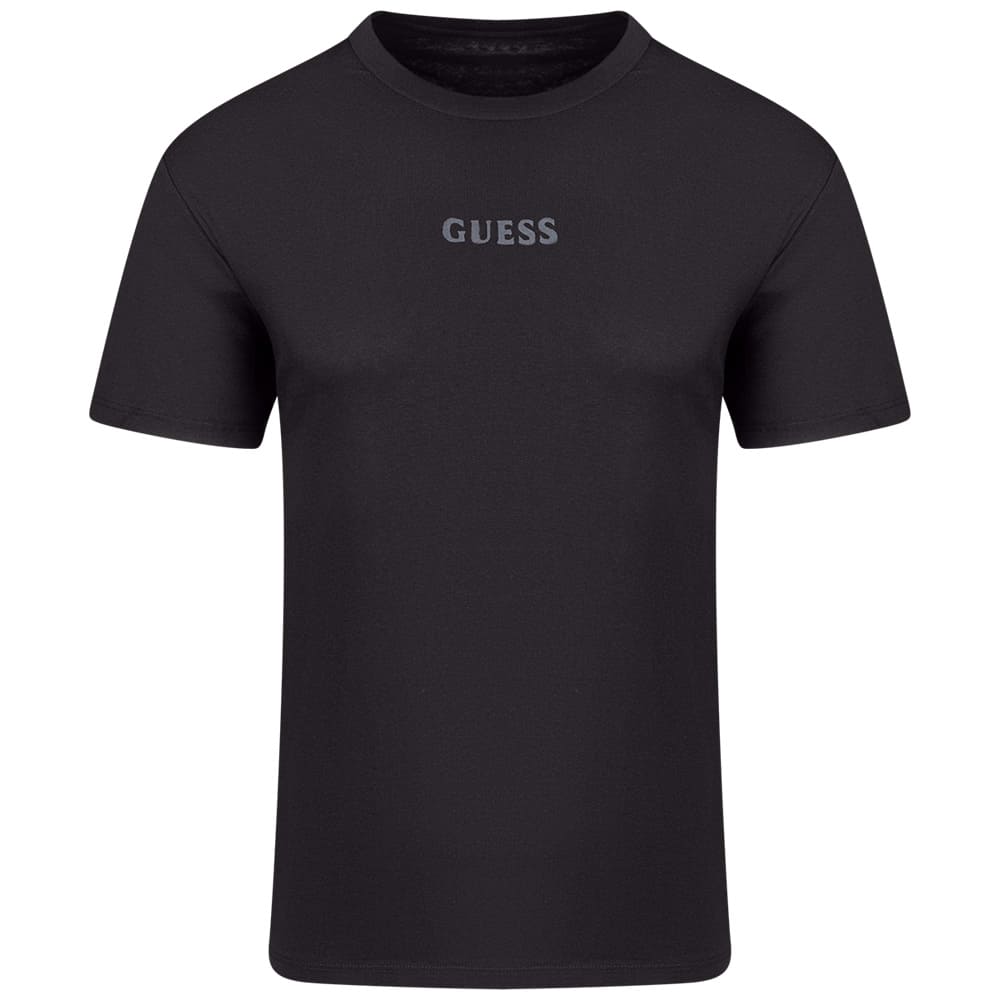 GUESS Μαύρο T-shirt C Neck - GU0APM6GI27K32490000