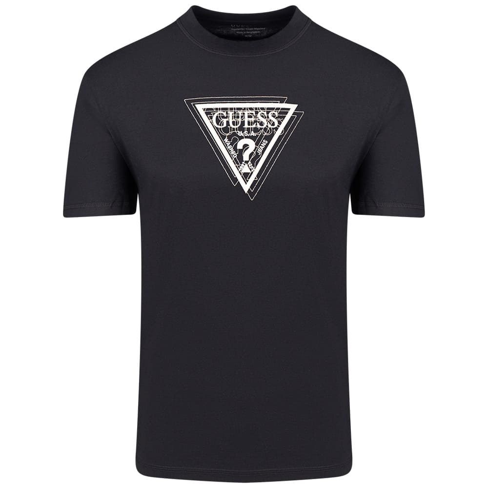GUESS Μαύρο T-shirt C Neck - GU0APM6RI23K8FQ40000