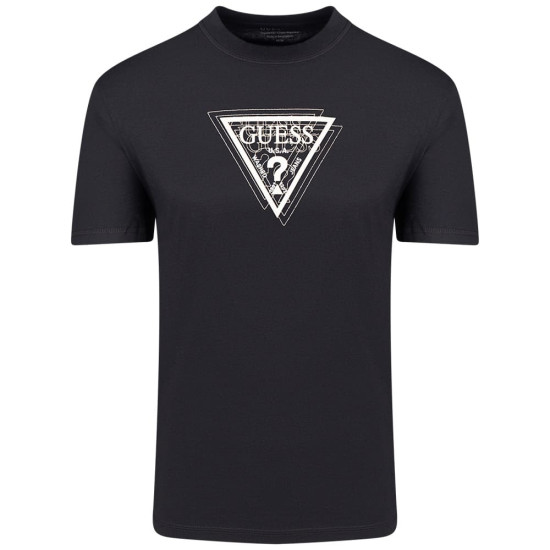 GUESS Μαύρο T-shirt C Neck - GU0APM6RI23K8FQ40000