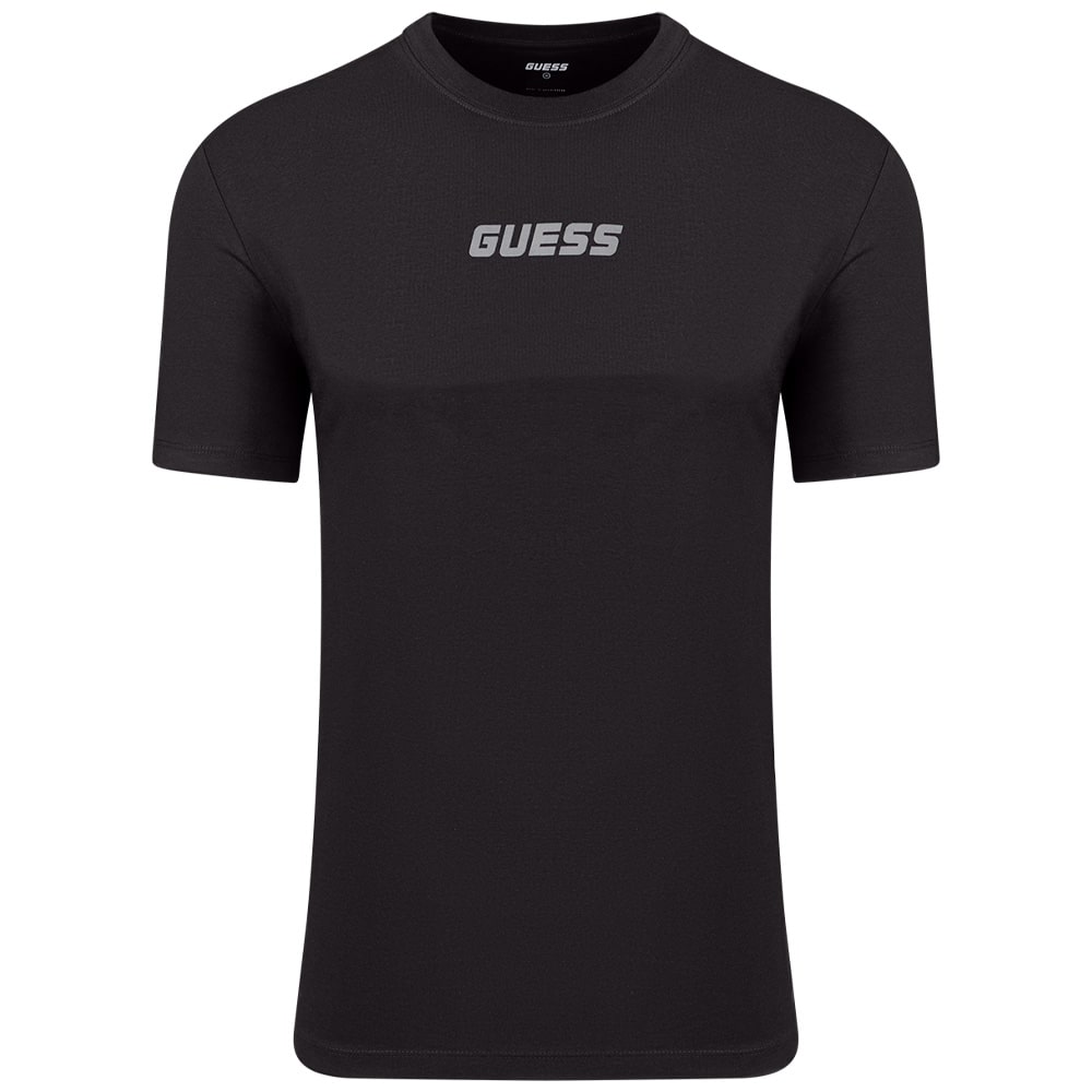 GUESS Μαύρο T-shirt C Neck - GU0APZ4BI00KCE210000
