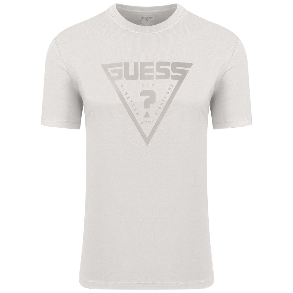 GUESS Εκρού T-shirt C Neck - GU0APZ4BI02I3Z140000