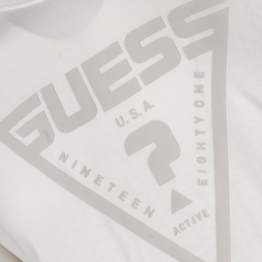 GUESS Εκρού T-shirt C Neck - GU0APZ4BI02I3Z140000