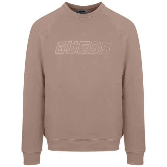 GUESS Μπεζ Φούτερ C Neck - GU0APZ4YQ16KAIJ10000