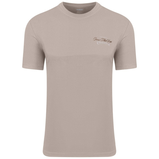 GUESS Μπεζ T-shirt C Neck - GU0APZ5RI02I3Z140000