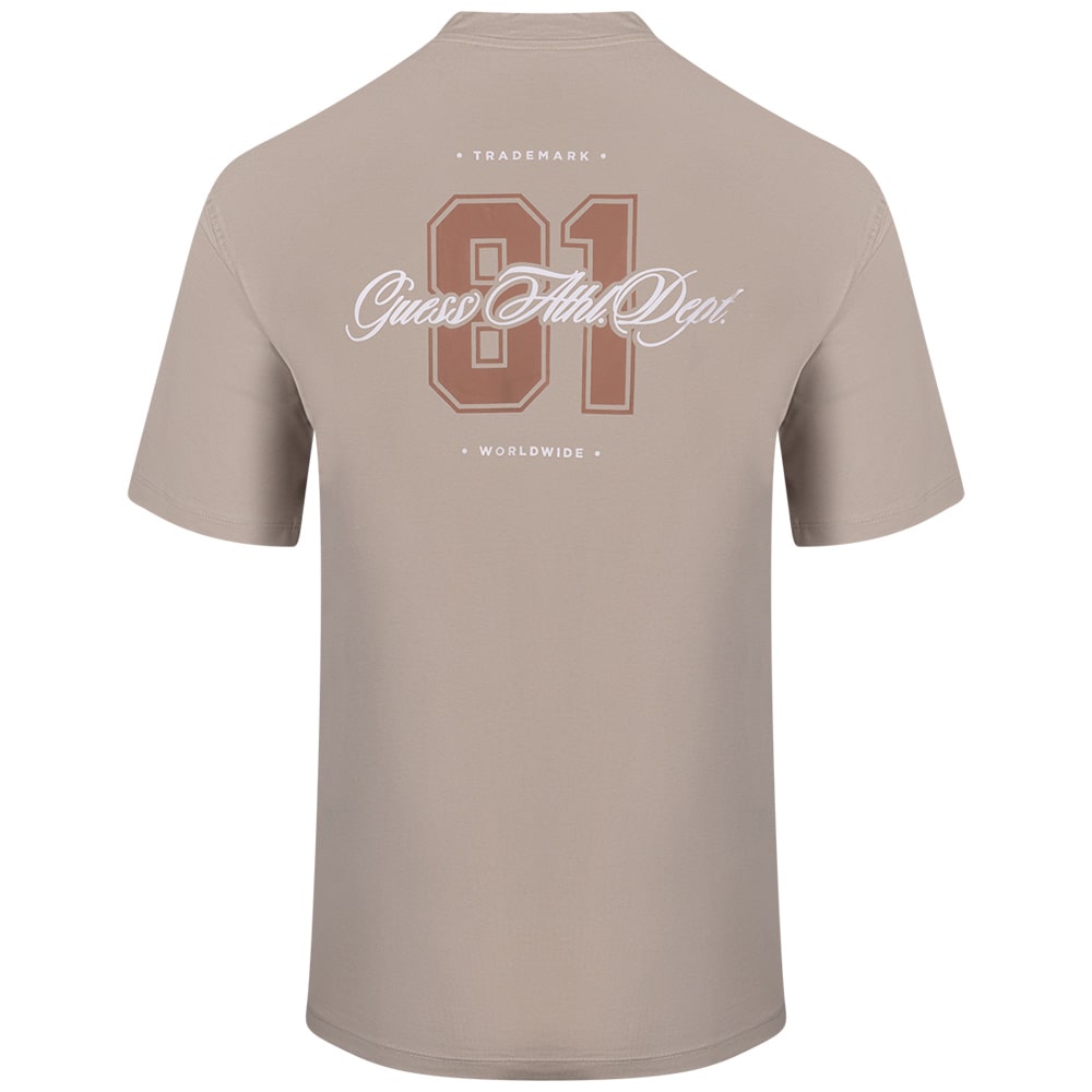 GUESS Μπεζ T-shirt C Neck - GU0APZ5RI02I3Z140000
