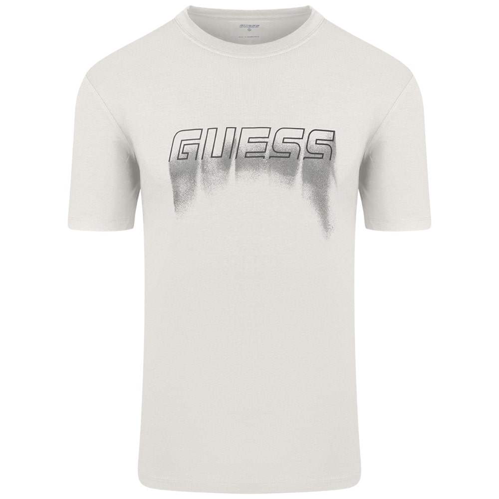 GUESS Εκρού T-shirt C Neck - GU0APZ5RI11I3Z140000
