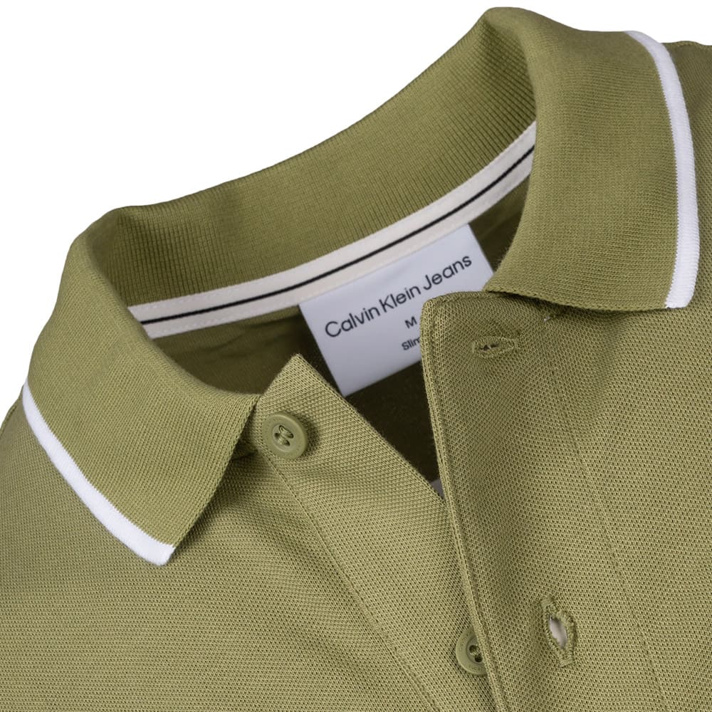 Calvin Klein Λαδί Κοντομάνικο polo - J30J315603