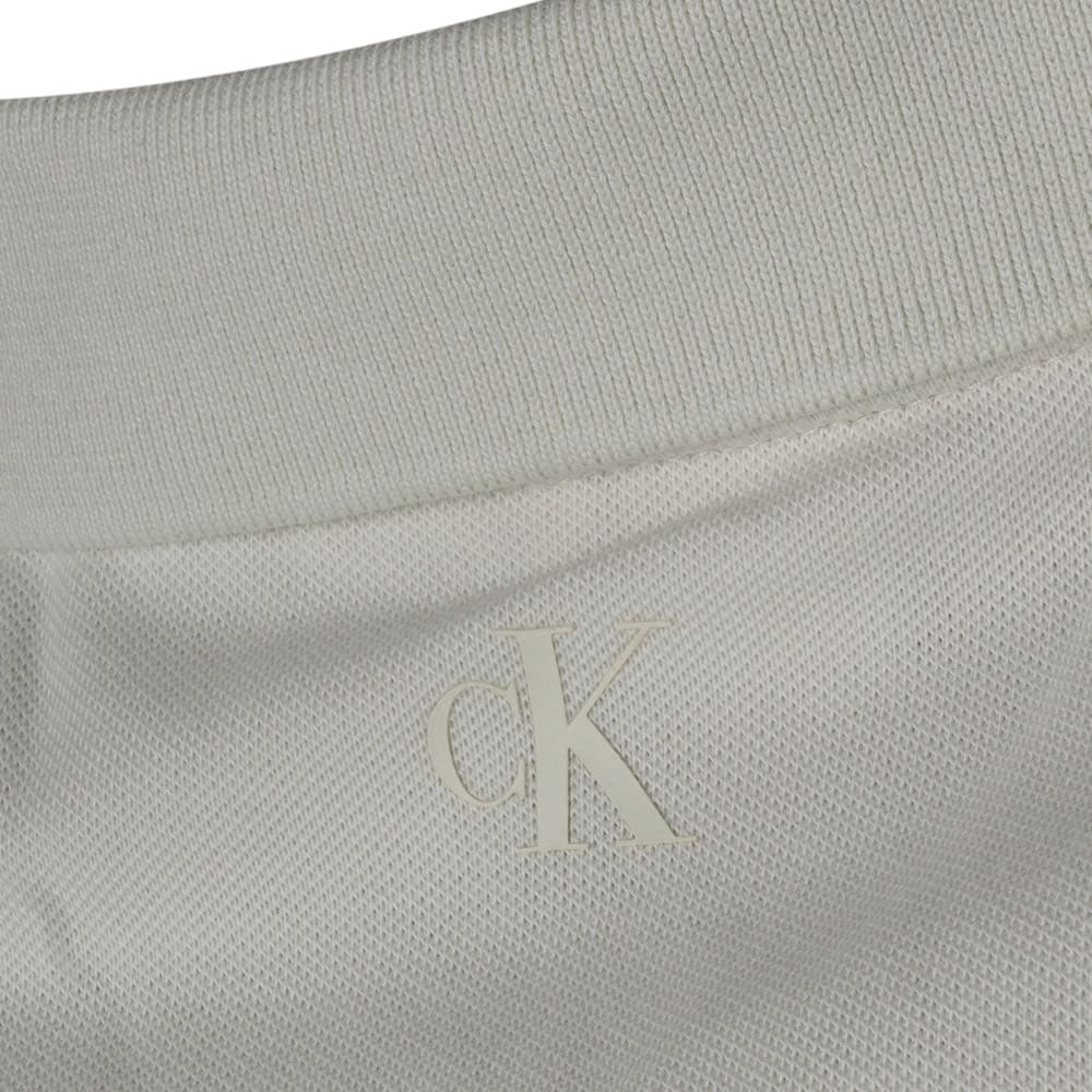 Calvin Klein Εκρού Κοντομάνικο polo - J30J325432