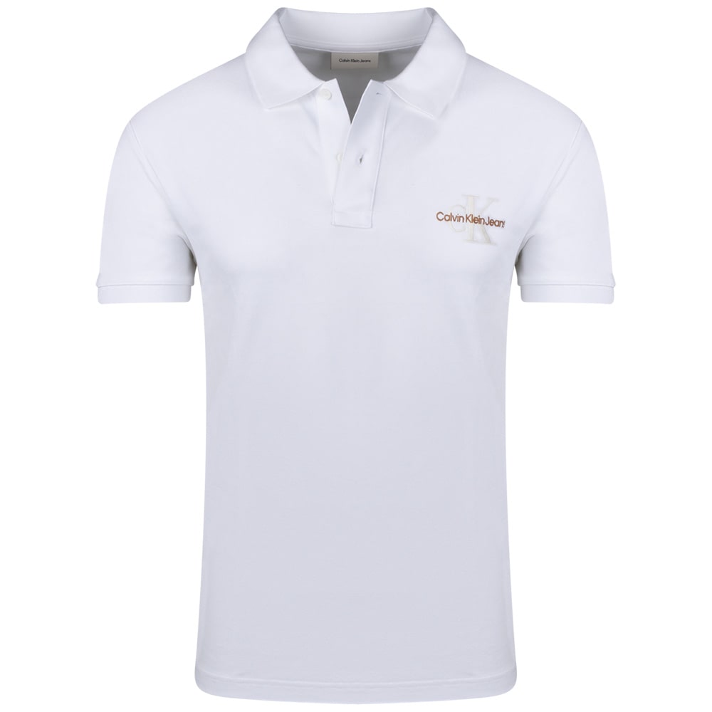 Calvin Klein Λευκό Κοντομάνικο polo - J30J325664