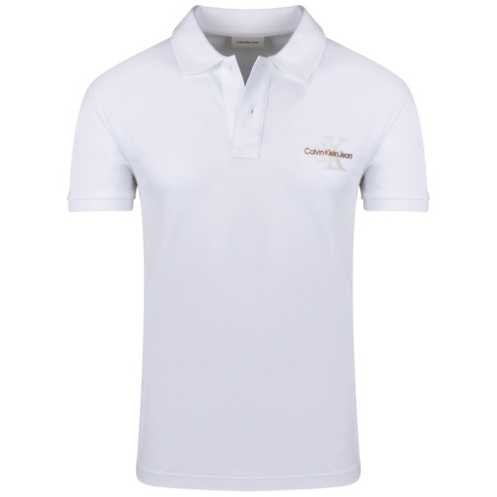 Calvin Klein Λευκό Κοντομάνικο polo - J30J325664