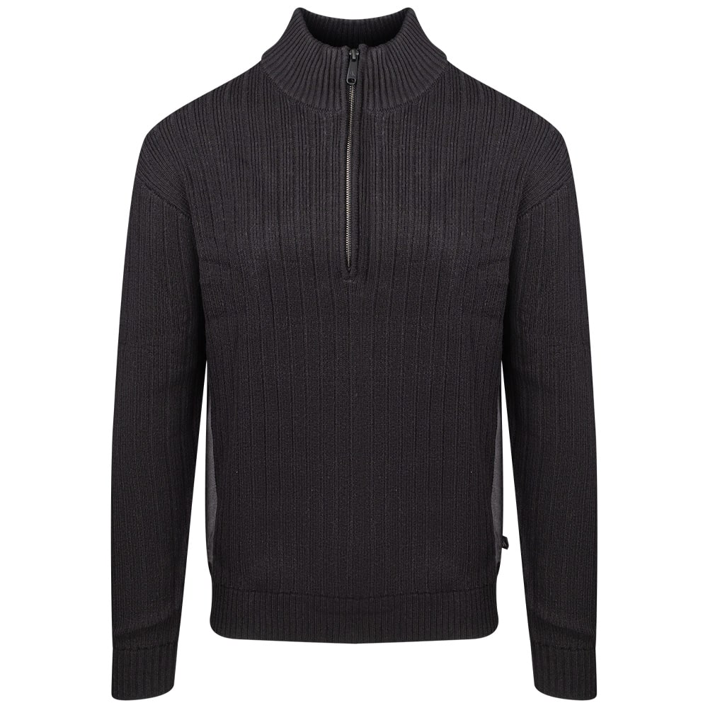 Calvin Klein Μαύρο Πουλόβερ Half Zip - J30J326199
