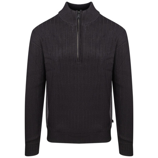 Calvin Klein Μαύρο Πουλόβερ Half Zip - J30J326199