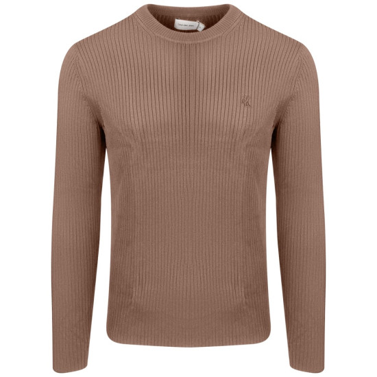 Calvin Klein Μπεζ Πουλόβερ C Neck - J30J326265