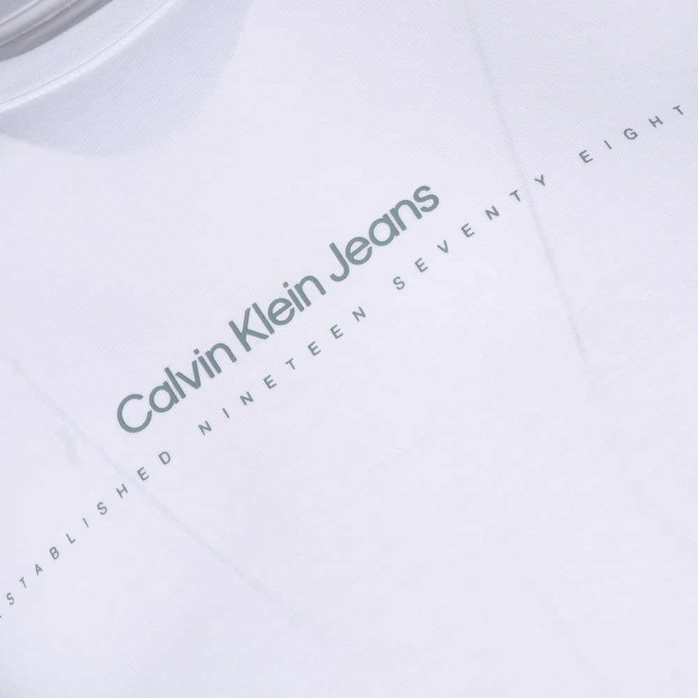 Calvin Klein Λευκό T-shirt C Neck - J30J327075