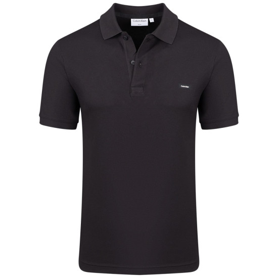 Calvin Klein Μαύρο Κοντομάνικο polo - K10K111196