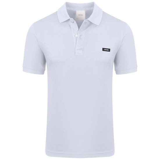 Calvin Klein Λευκό Κοντομάνικο polo - K10K111196