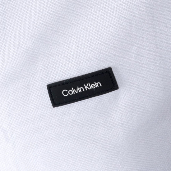 Calvin Klein Λευκό Κοντομάνικο polo - K10K111196