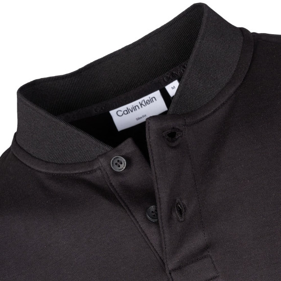 Calvin Klein Μαύρο Κοντομάνικο polo - K10K111201