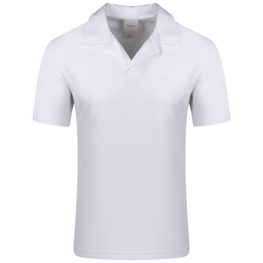 Calvin Klein Λευκό Κοντομάνικο polo - K10K114133