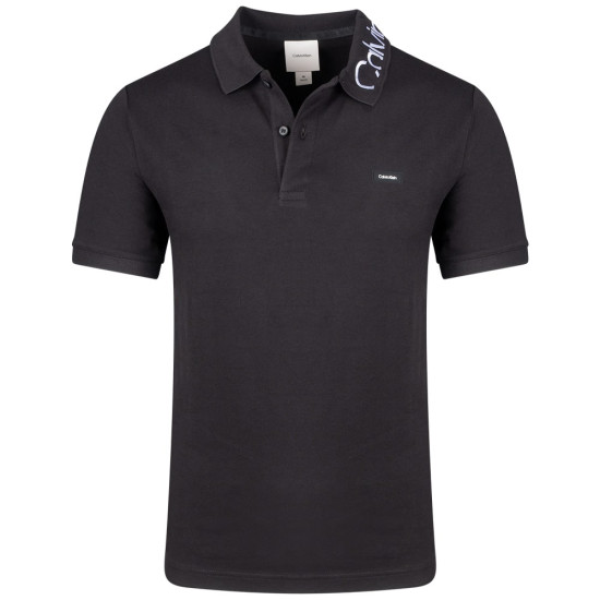 Calvin Klein Μαύρο Κοντομάνικο polo - K10K114474