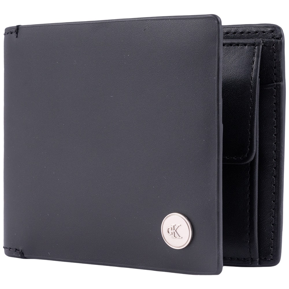 Calvin Klein Μαύρο Πορτοφόλι 100% Leather - K50K512053