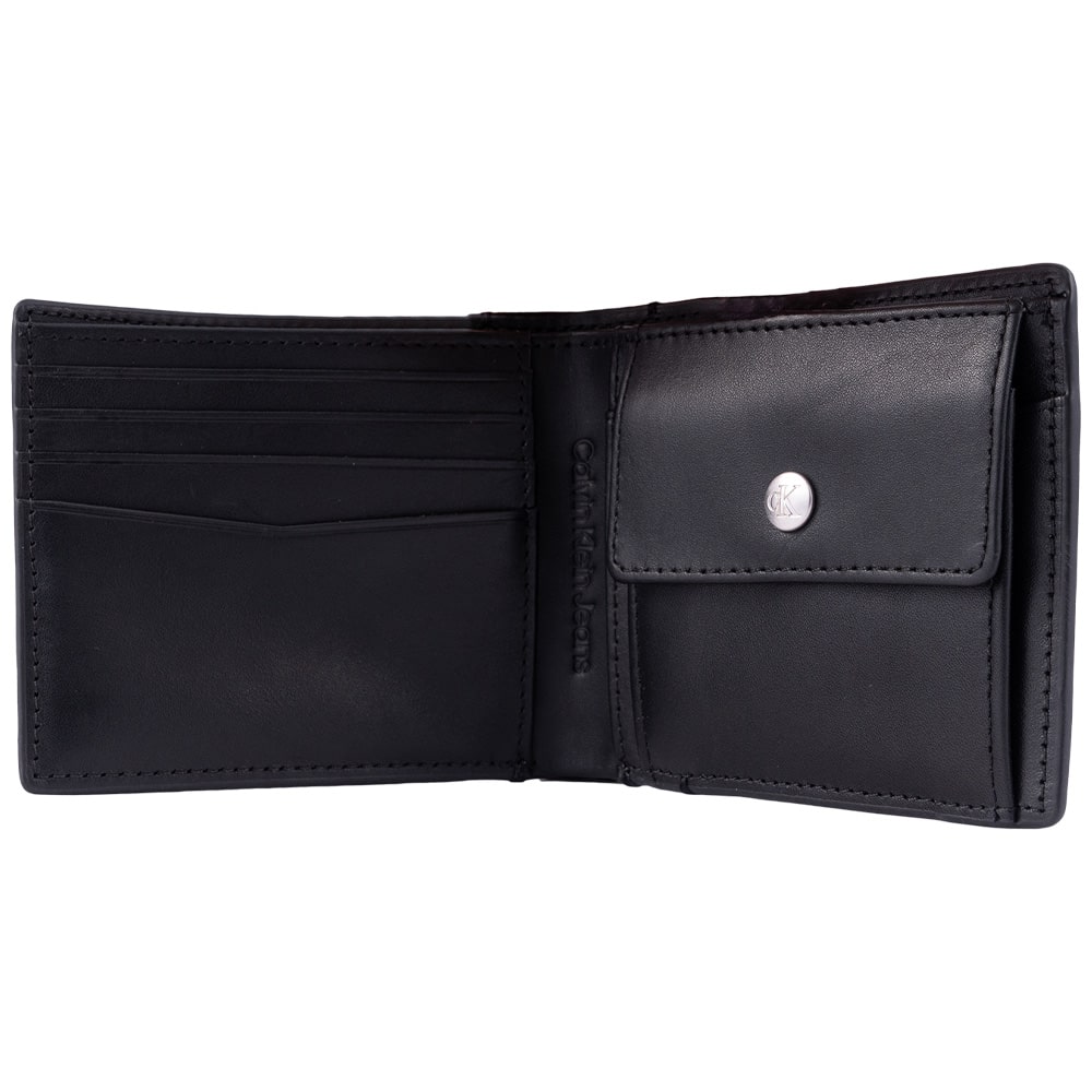 Calvin Klein Μαύρο Πορτοφόλι 100% Leather - K50K512053