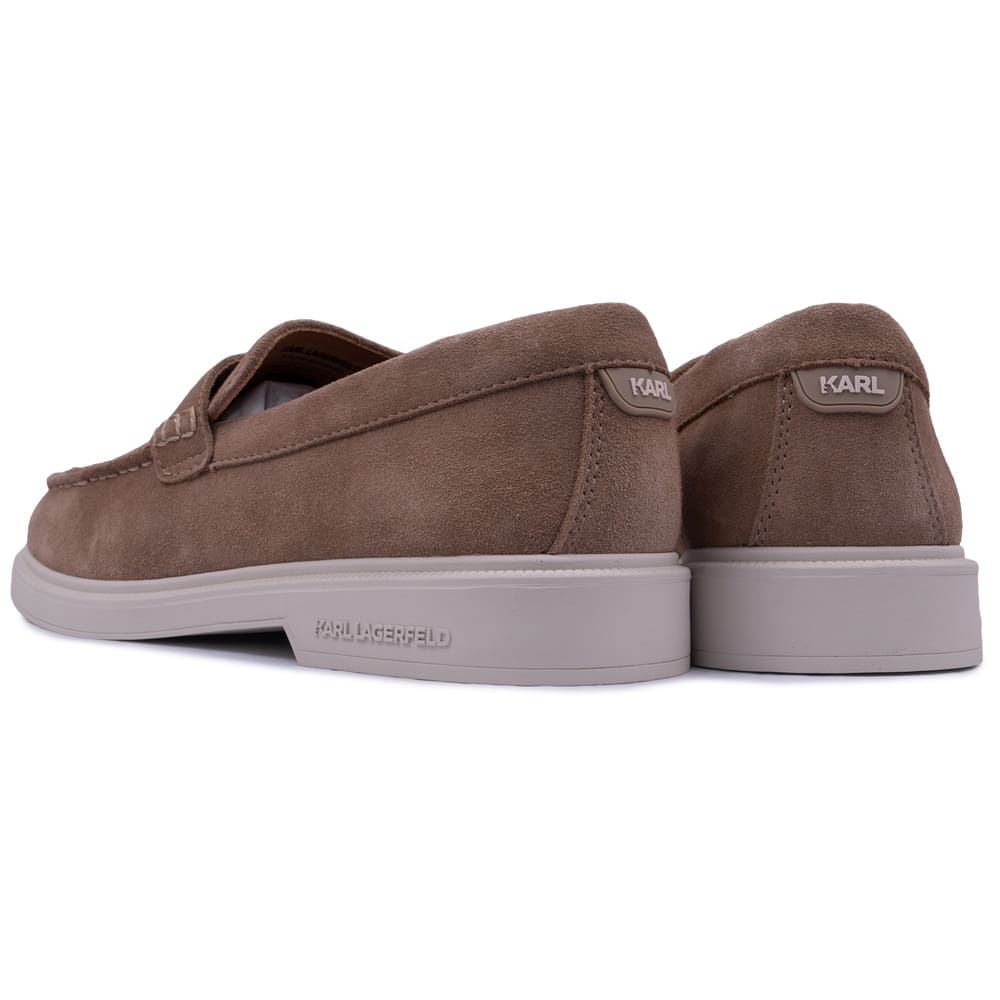 Karl Lagerfeld Μπεζ Loafer 100% Cow Leather - KL21412
