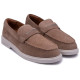 Karl Lagerfeld Μπεζ Loafer 100% Cow Leather - KL21412
