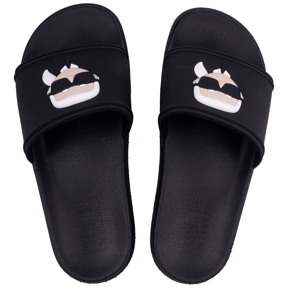 Karl Lagerfeld Μαύρα Slides - KL70905