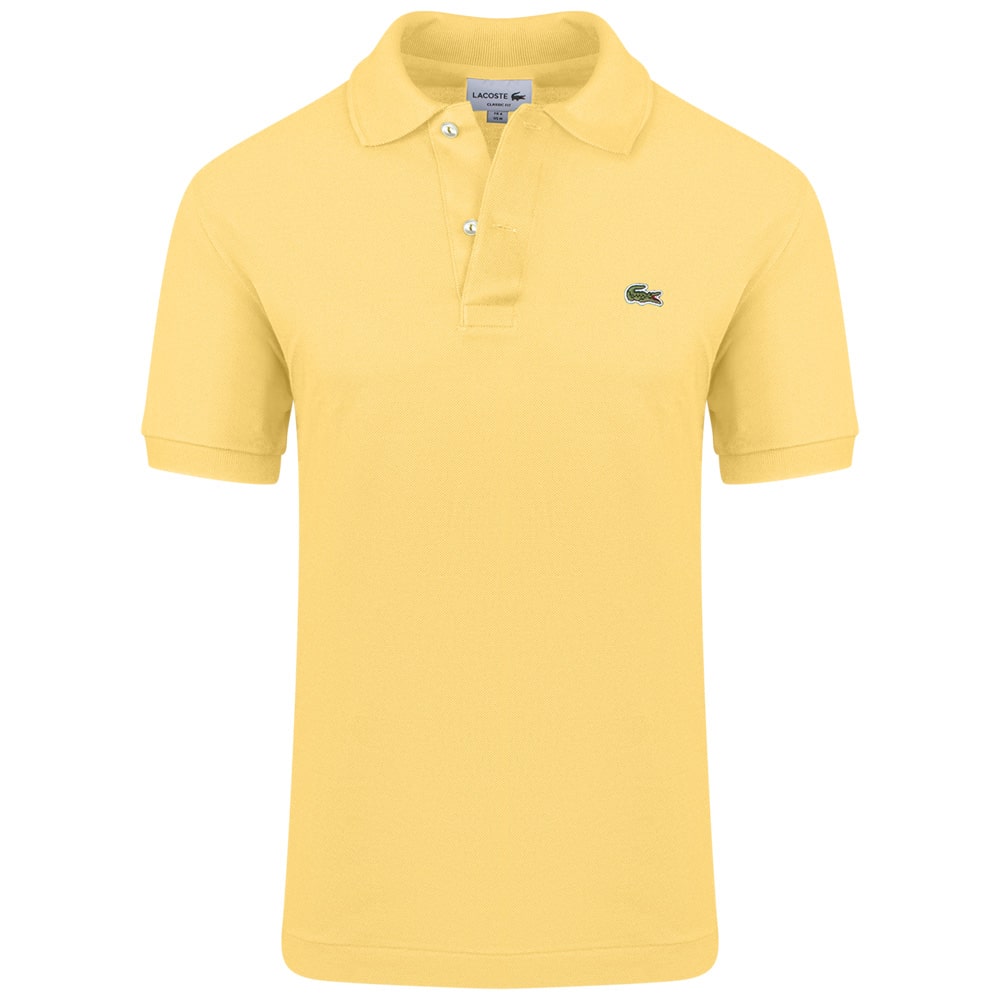 LACOSTE Κίτρινο Κοντομάνικο polo - 3L1212