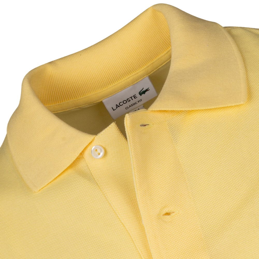 LACOSTE Κίτρινο Κοντομάνικο polo - 3L1212