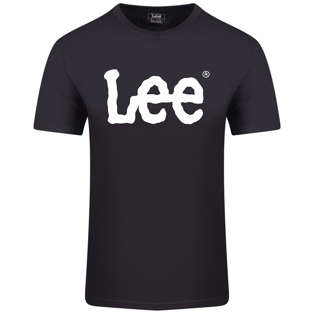 LEE Μαύρο T-shirt C Neck - L65QAI01