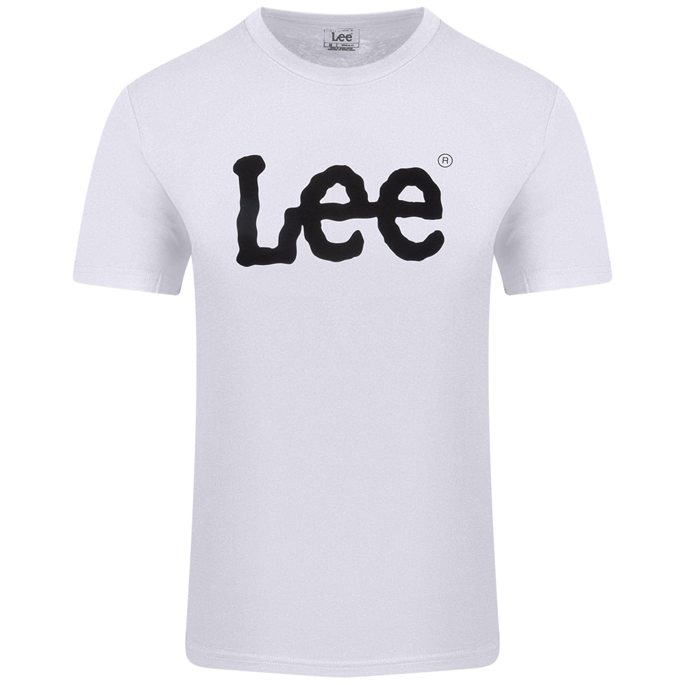 LEE Λευκό T-shirt C Neck - L65QAI12