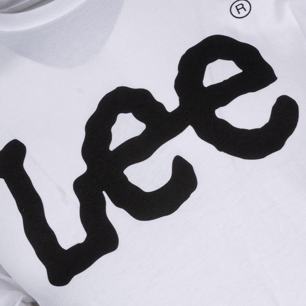 LEE Λευκό T-shirt C Neck - L65QAI12