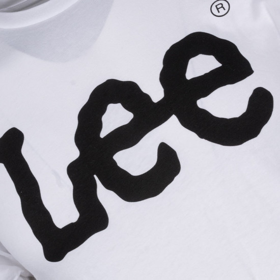 LEE Λευκό T-shirt C Neck - L65QAI12