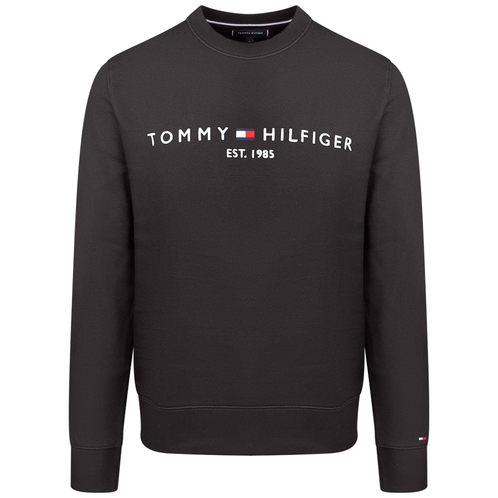 Tommy Hilfiger Μαύρο Φούτερ C Neck - MW0MW11596