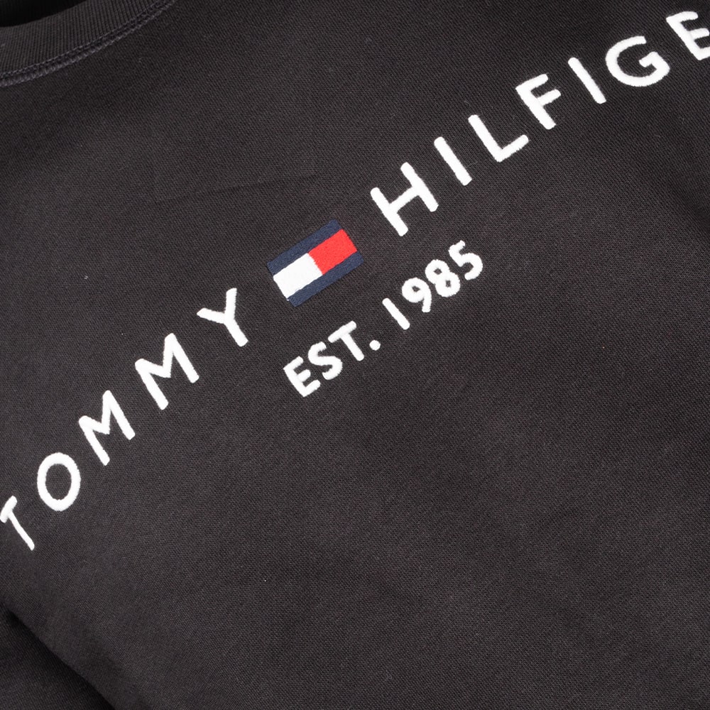 Tommy Hilfiger Μαύρο Φούτερ C Neck - MW0MW11596