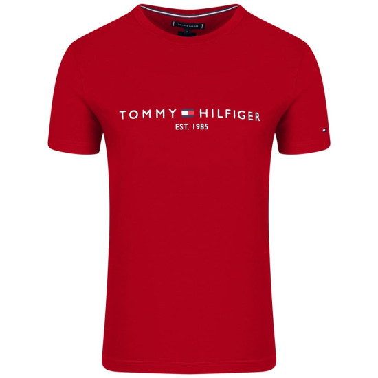 Tommy Hilfiger Κόκκινο T-shirt C Neck - MW0MW11797