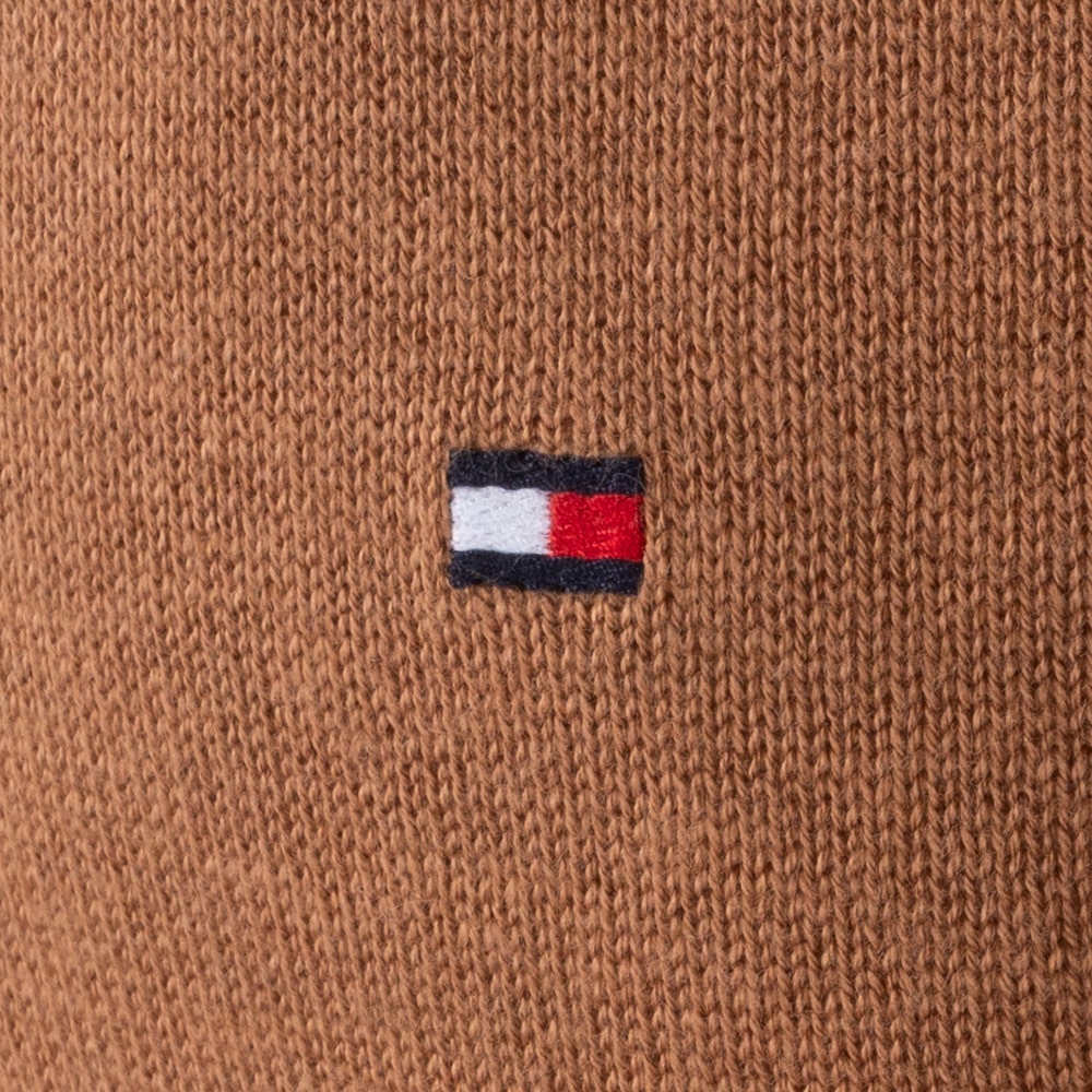 Tommy Hilfiger Μαύρο Πουλόβερ Half Zip - MW0MW28049
