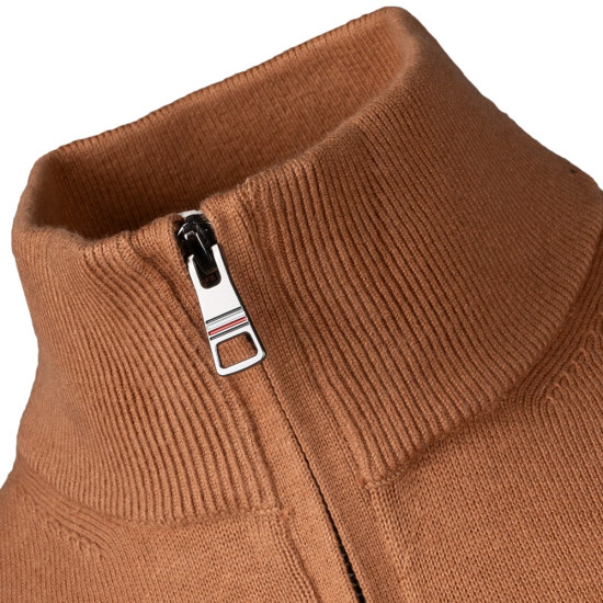 Tommy Hilfiger Μαύρο Πουλόβερ Half Zip - MW0MW28049