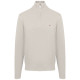 Tommy Hilfiger Εκρού Πουλόβερ Half Zip - MW0MW28049